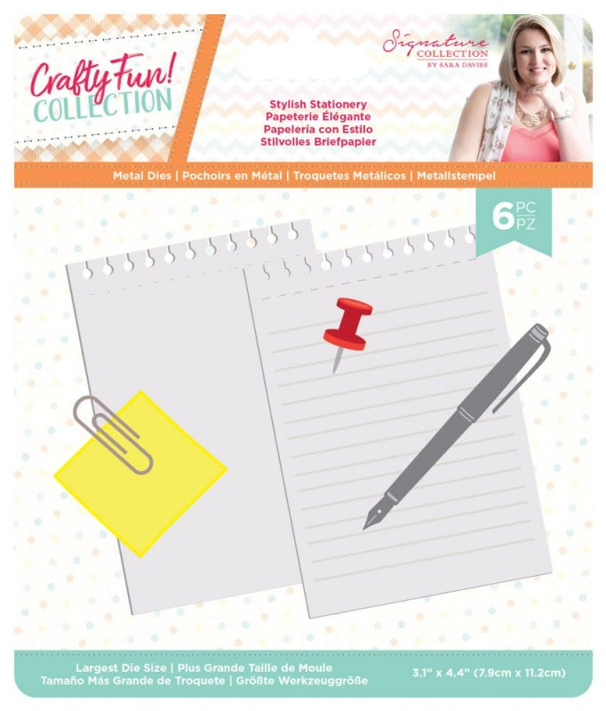 Sara Signature Crafty Fun Metal Die - Stylish Stationery