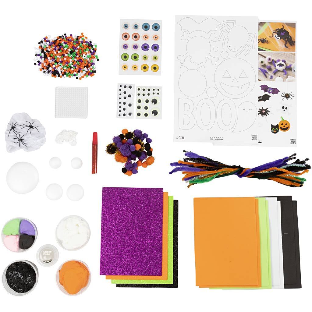 DIY Halloween Decorations Kit - Creative Mix - 220 Pieces
