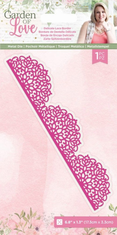 Garden of Love - Metal Die - Delicate Lace Border