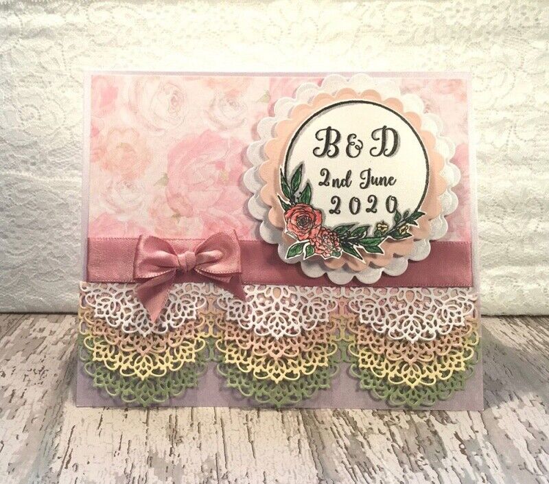 Garden of Love - Acrylic Stamp - Monogram Frames