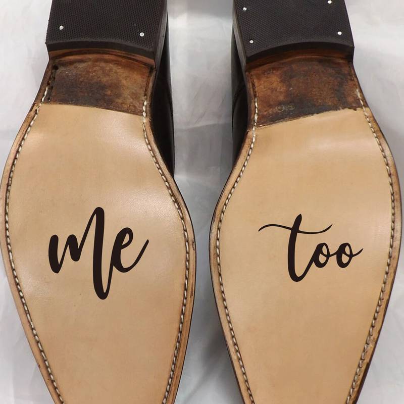I Do, Me Too Shoe Sticker Set