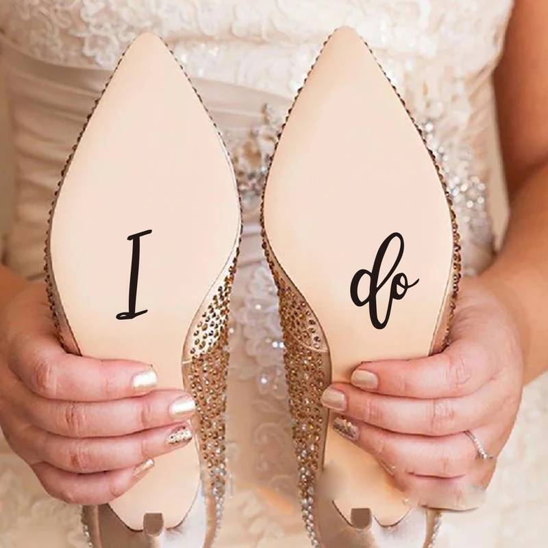 I Do, Me Too Shoe Sticker Set