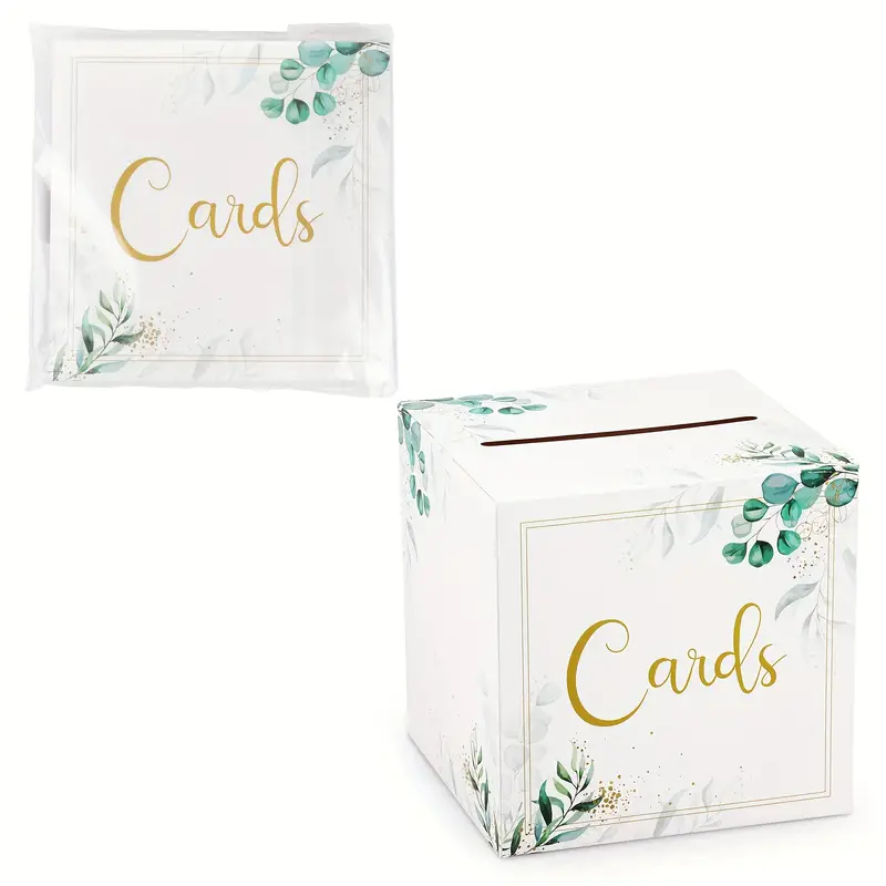 Elegant Paper Card Box for Weddings, Graduations, Birthdays & More