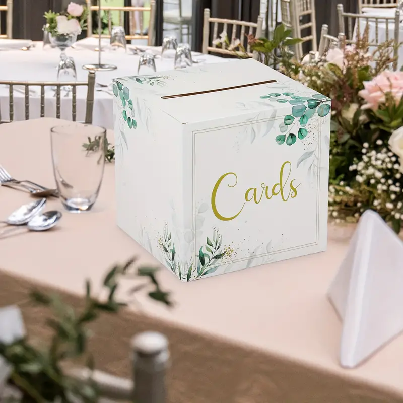 Elegant Paper Card Box for Weddings, Graduations, Birthdays & More