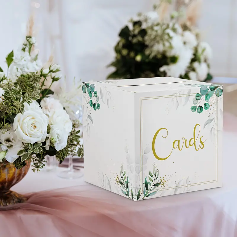 Elegant Paper Card Box for Weddings, Graduations, Birthdays & More