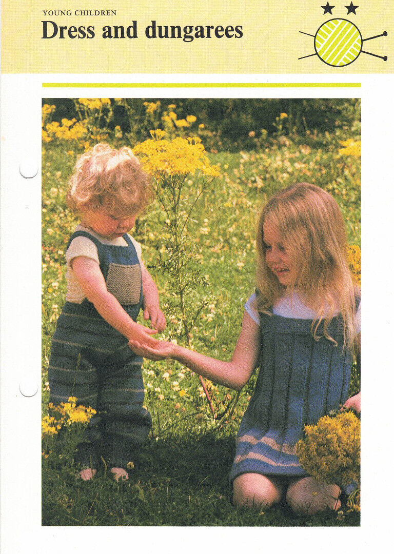 Vintage Hamlyn Knitting Patterns for Young Children - Girls Clothing
