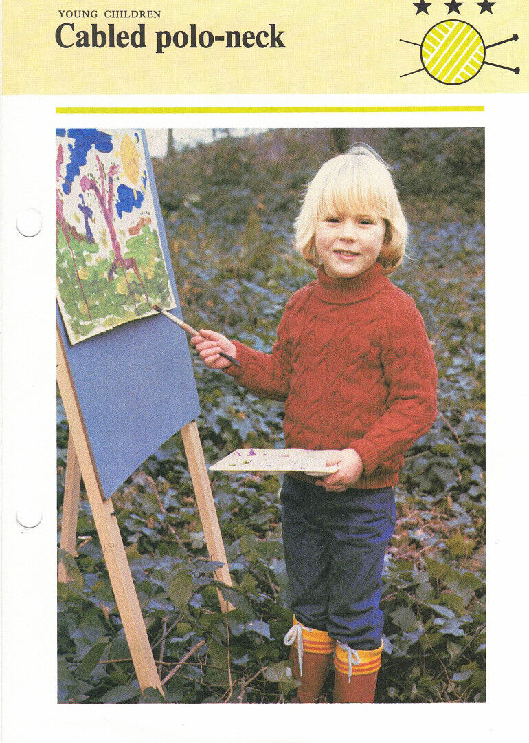 Vintage Hamlyn Knitting Patterns for Young Children - Sweaters & Jumpers