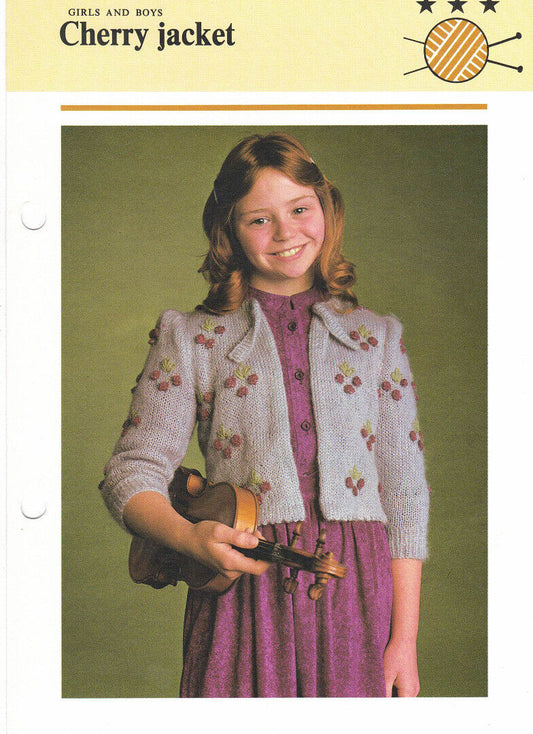 Vintage Hamlyn Knitting Patterns for Girls & Boys - Jackets