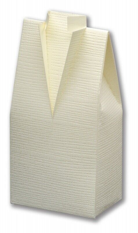 Ivory Silk Tuxedo Box ~ Pack 10