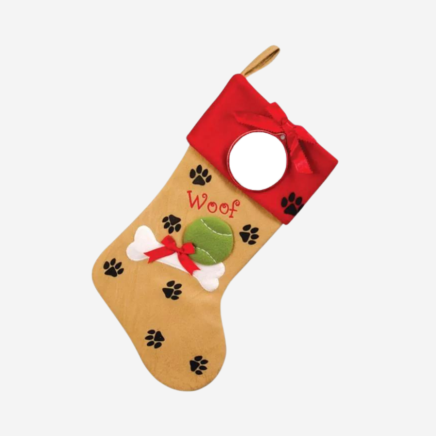 DIY Personalised Dog Christmas Stocking