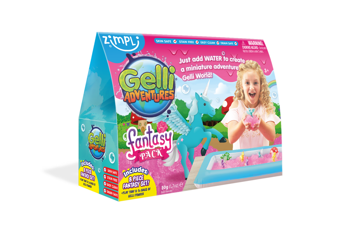 Zimpli Kids Gelli Worlds - 8 Piece Fantasy Playset