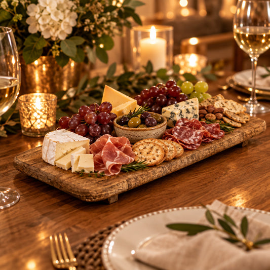 Acacia Wood Display Platter - 37x15cm