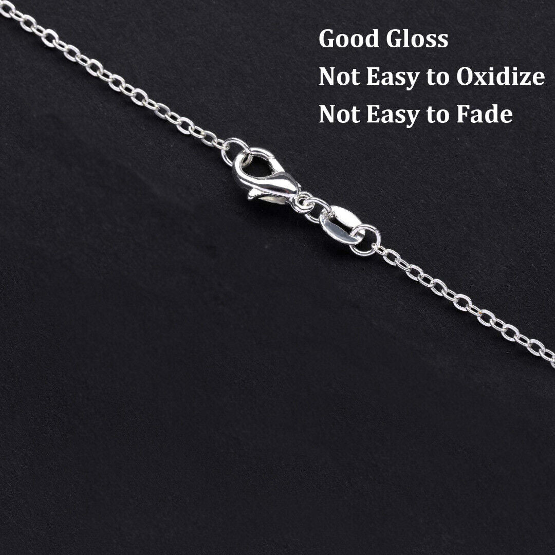 Sterling Silver 925 Cable Chain Necklace