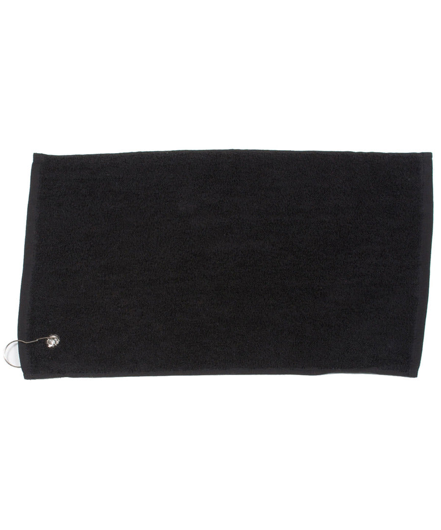 Personalised Luxury Golf Towel - Assorted Colours - Tees Design