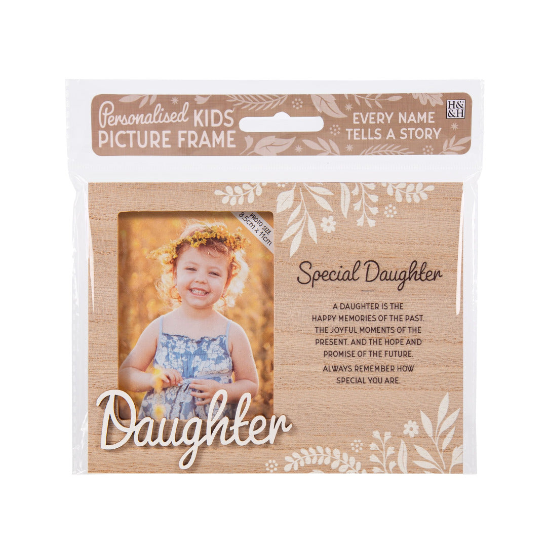 Personalised Photo Frames - Family, Friends, Baby, Memories