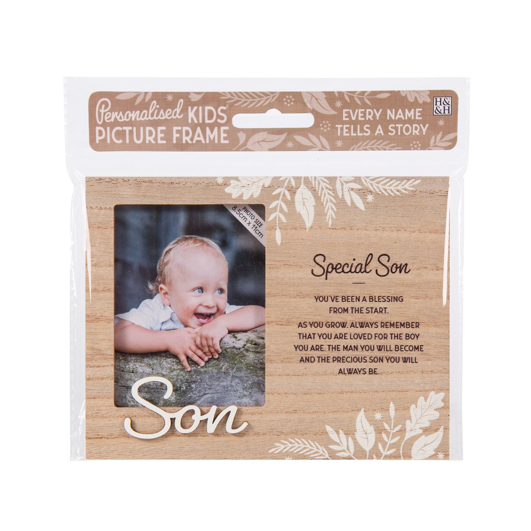 Personalised Photo Frames - Family, Friends, Baby, Memories