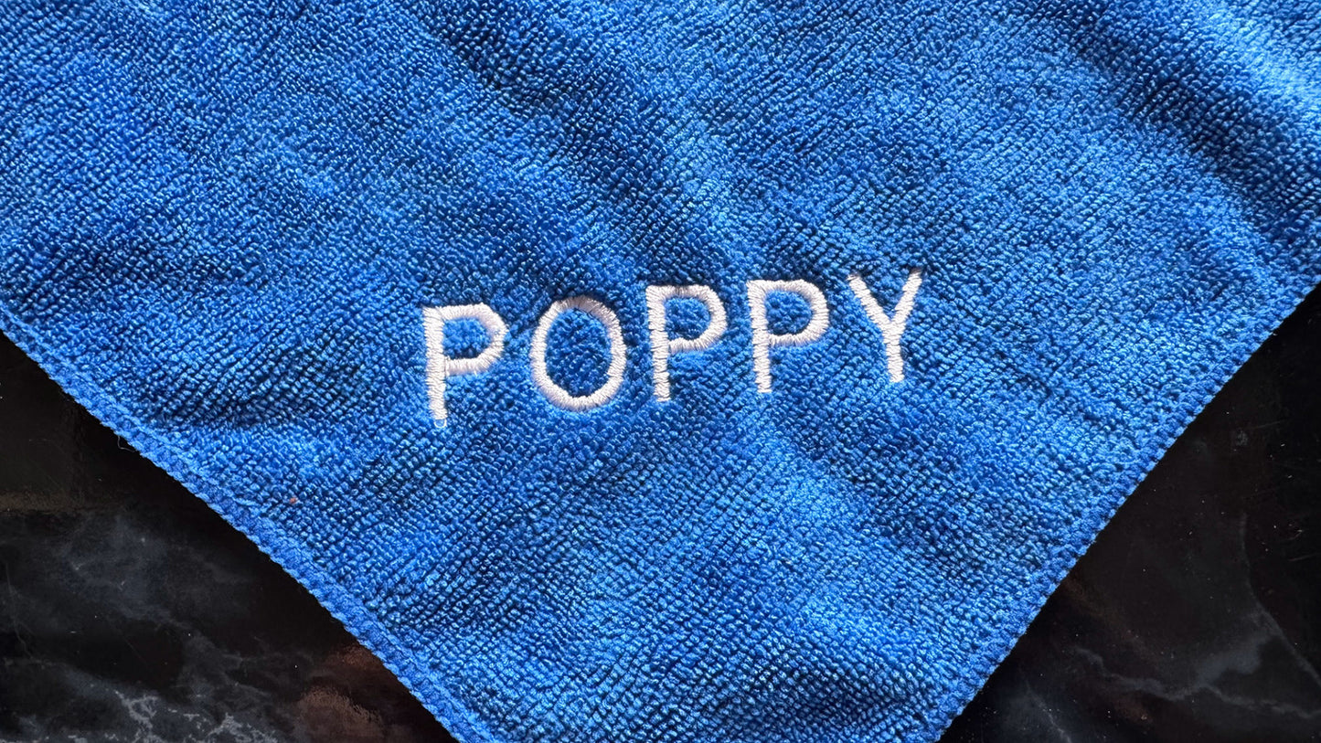 Personalised Microfibre Dog Towel