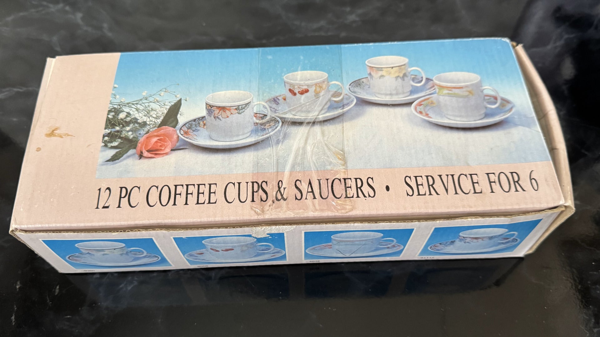 12 Pc Espresso Coffee Set - Service for 6