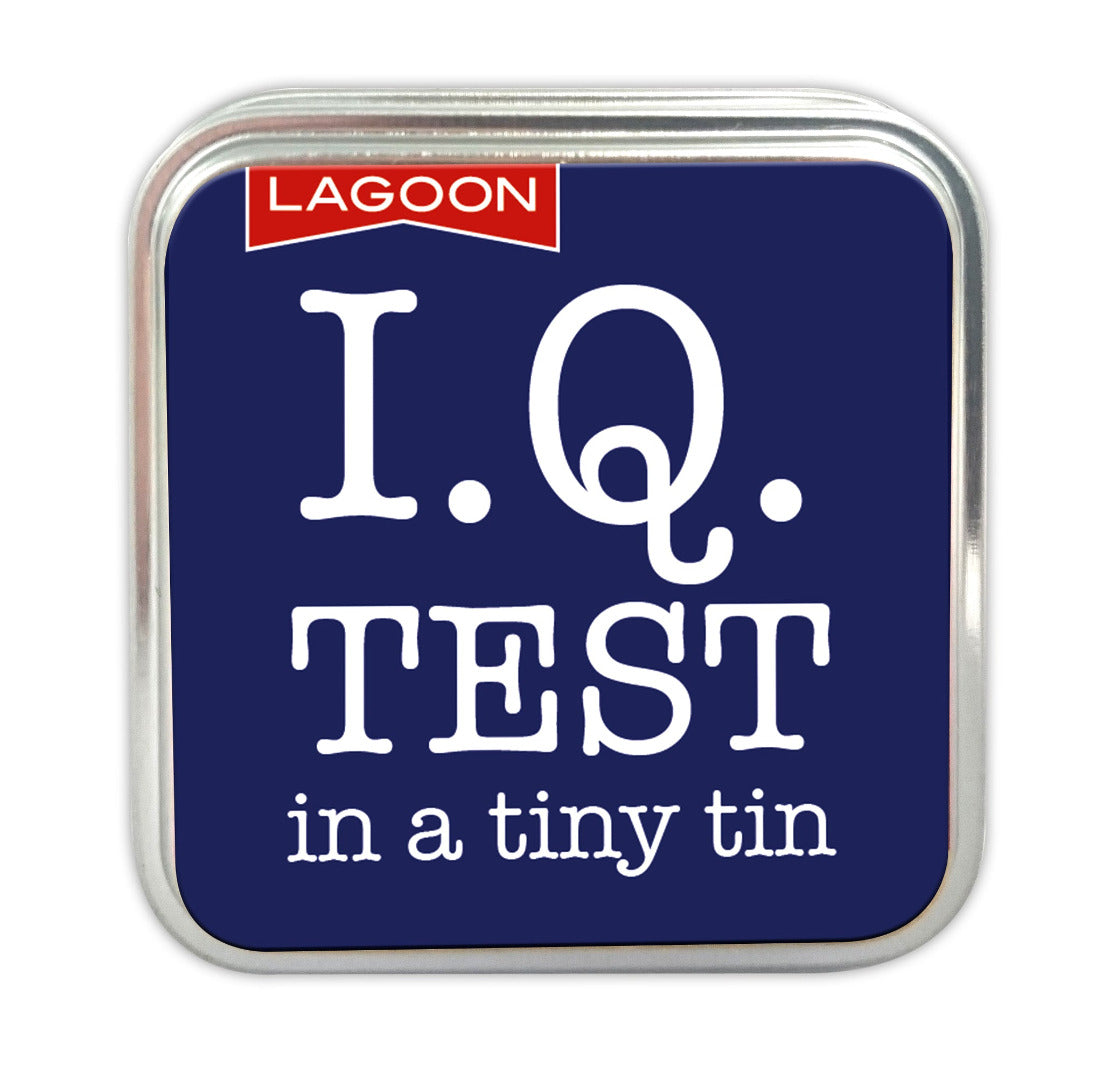 A Tiny Tin of Games - Pocket / Travel / Party Games - IQ Test