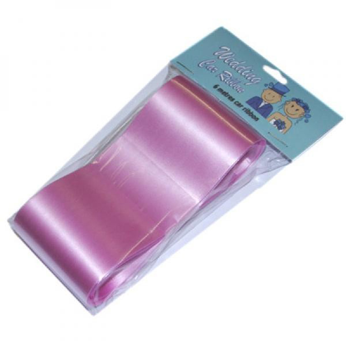 Decorative Wedding Car Ribbon, 6 Metres x 50mm, Various Colours