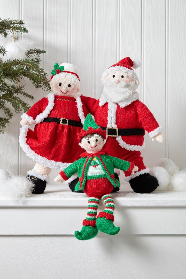 King Cole Christmas Knits Book 11 - Santa,Mrs Clause & Elf Family Knit Patterns