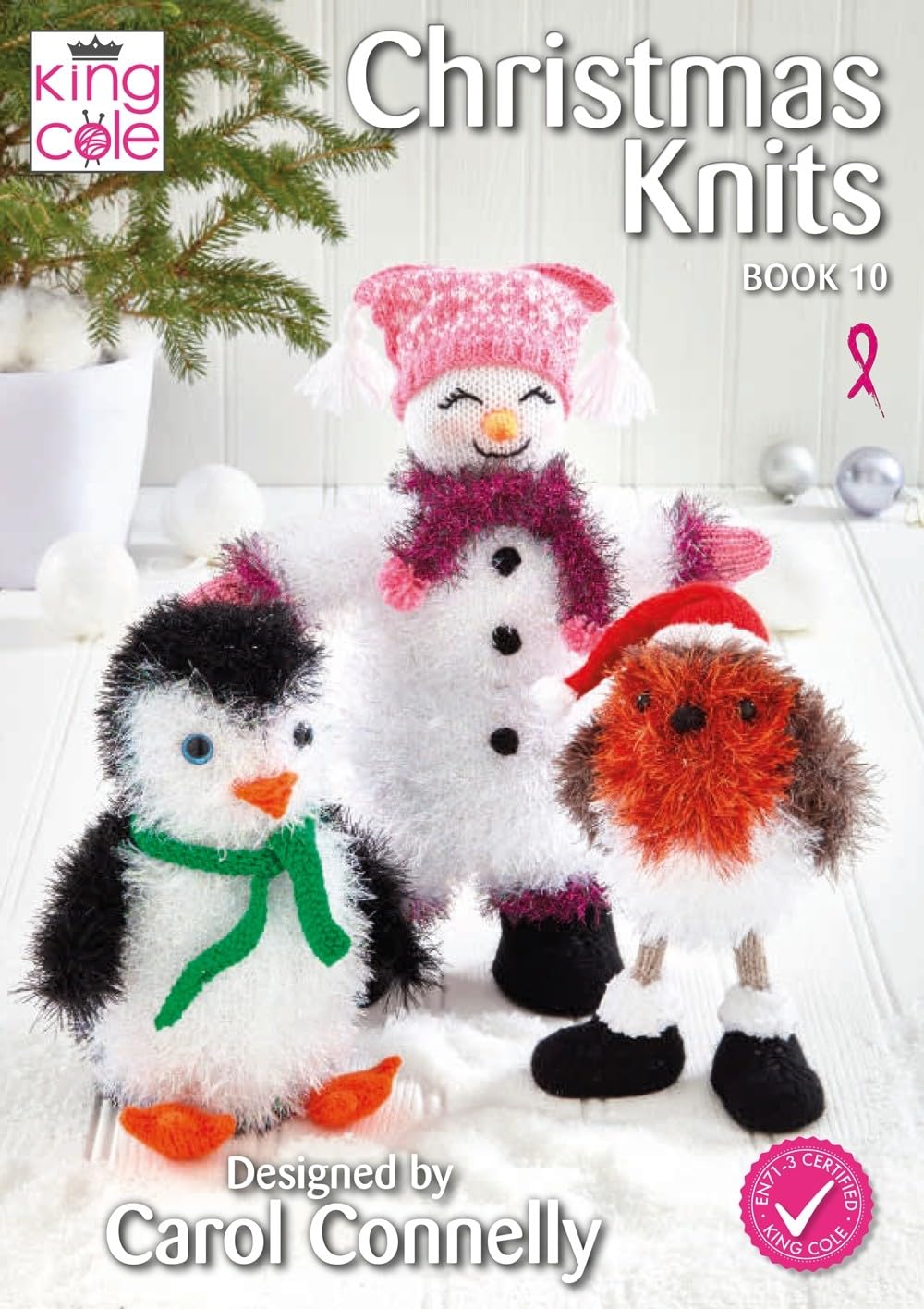 King Cole Christmas Knits Book 10 - Snow Family, Penguins & Robins Knitting Patterns
