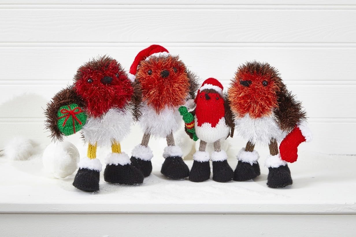 King Cole Christmas Knits Book 10 - Snow Family, Penguins & Robins Knitting Patterns