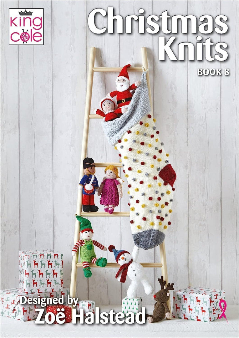 King Cole Pattern Book - Christmas Knits Book 8