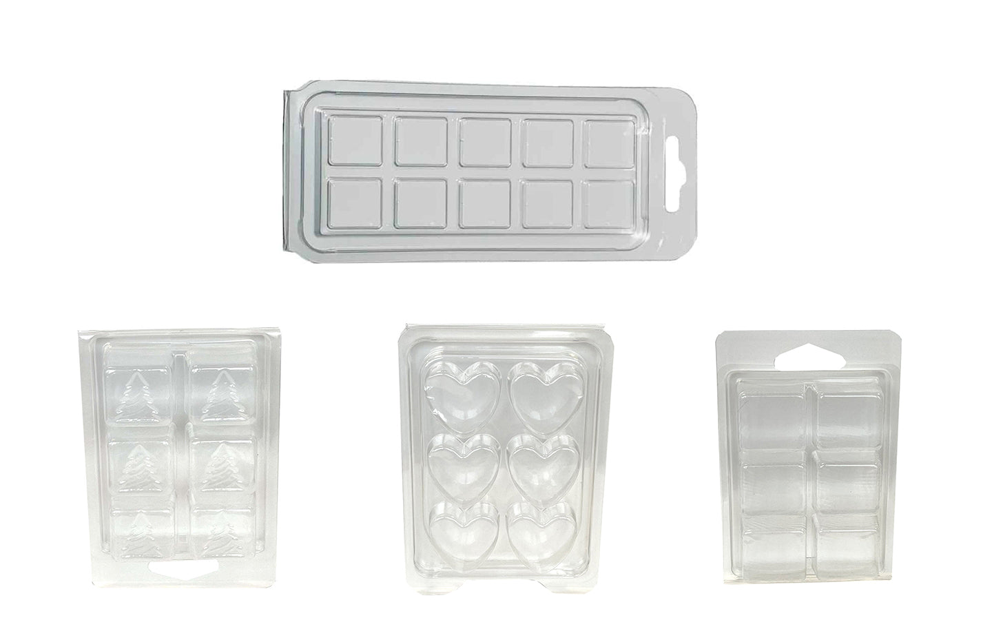 Wax Melt Clamshell ~ Assorted Styles in Packs of 4
