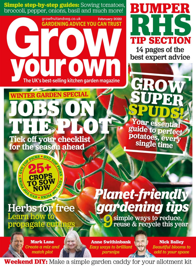 Grow Your Own Gardening Magazine - 2022 - Back Issues