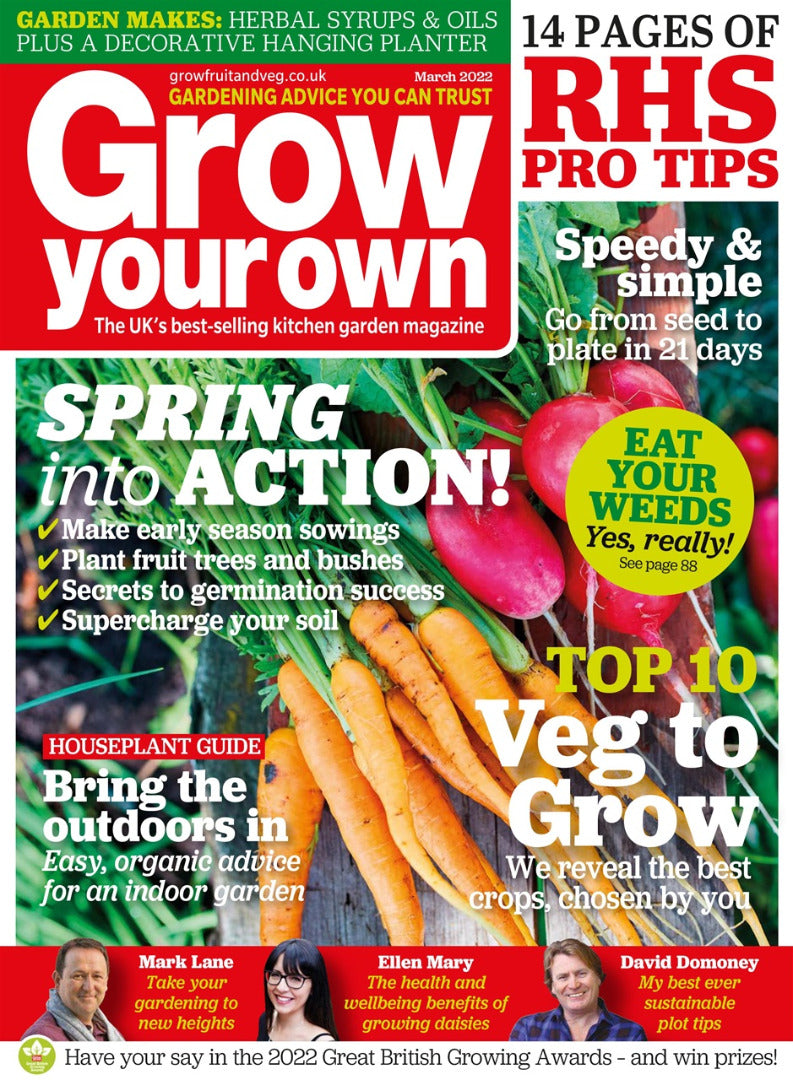 Grow Your Own Gardening Magazine - 2022 - Back Issues