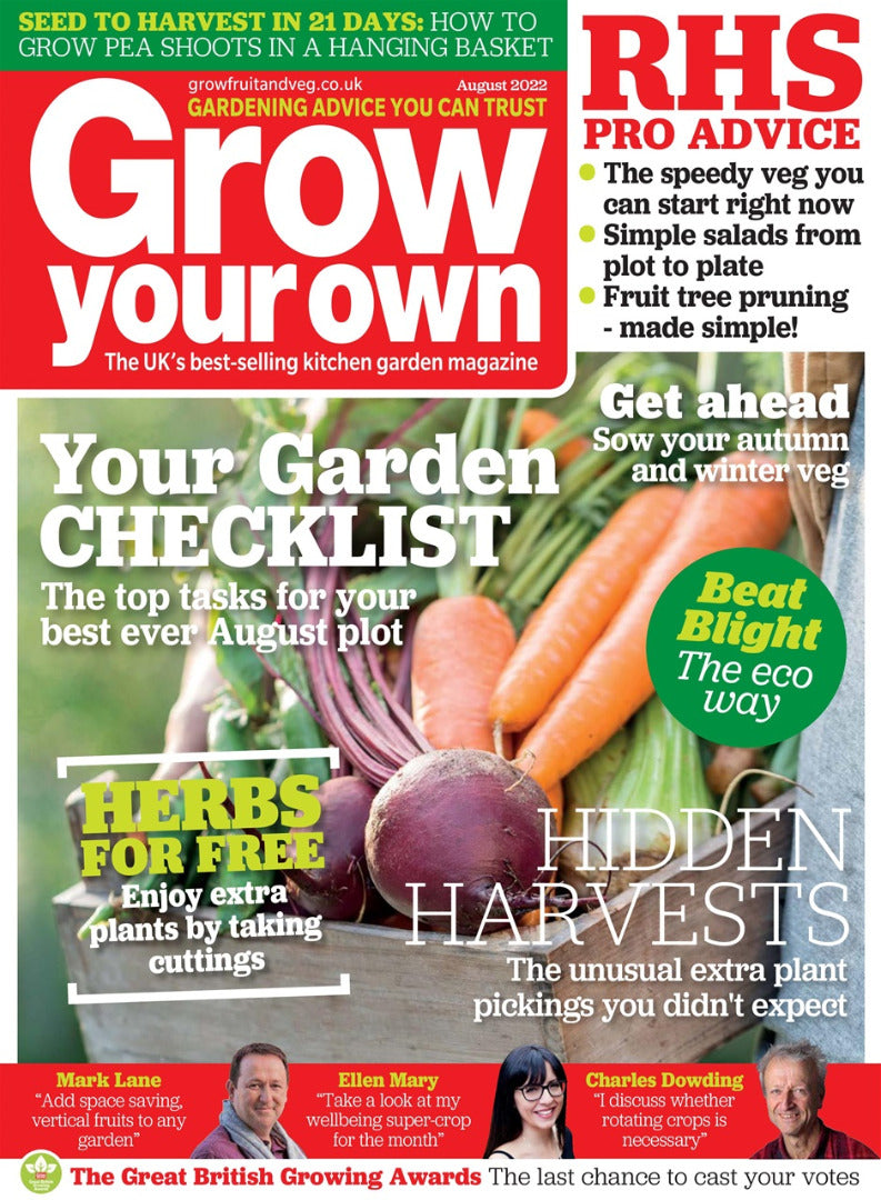Grow Your Own Gardening Magazine - 2022 - Back Issues