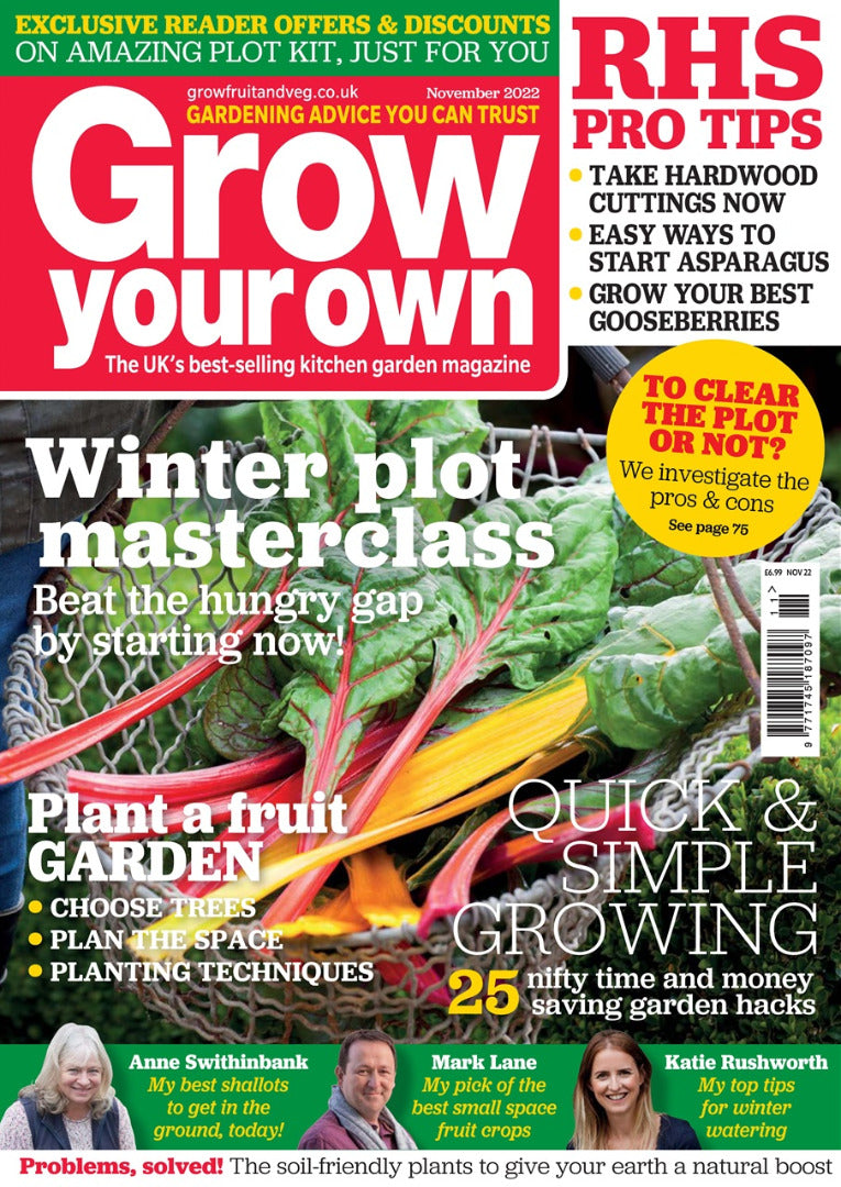 Grow Your Own Gardening Magazine - 2022 - Back Issues