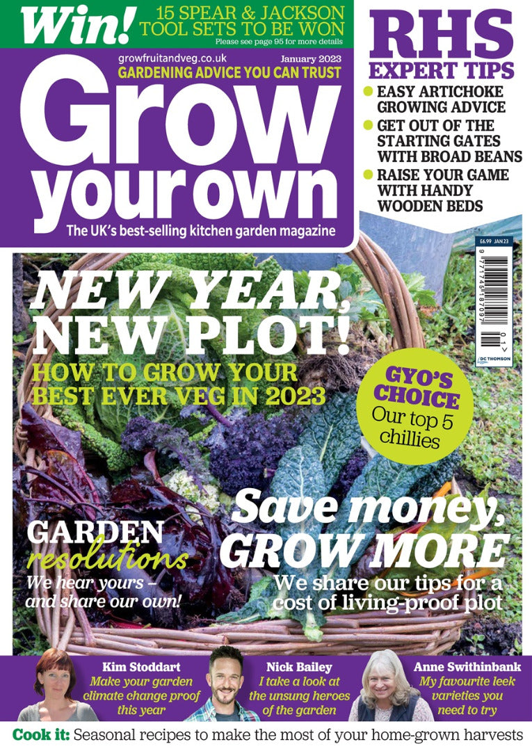Grow Your Own Gardening Magazine - 2023 Back Issues