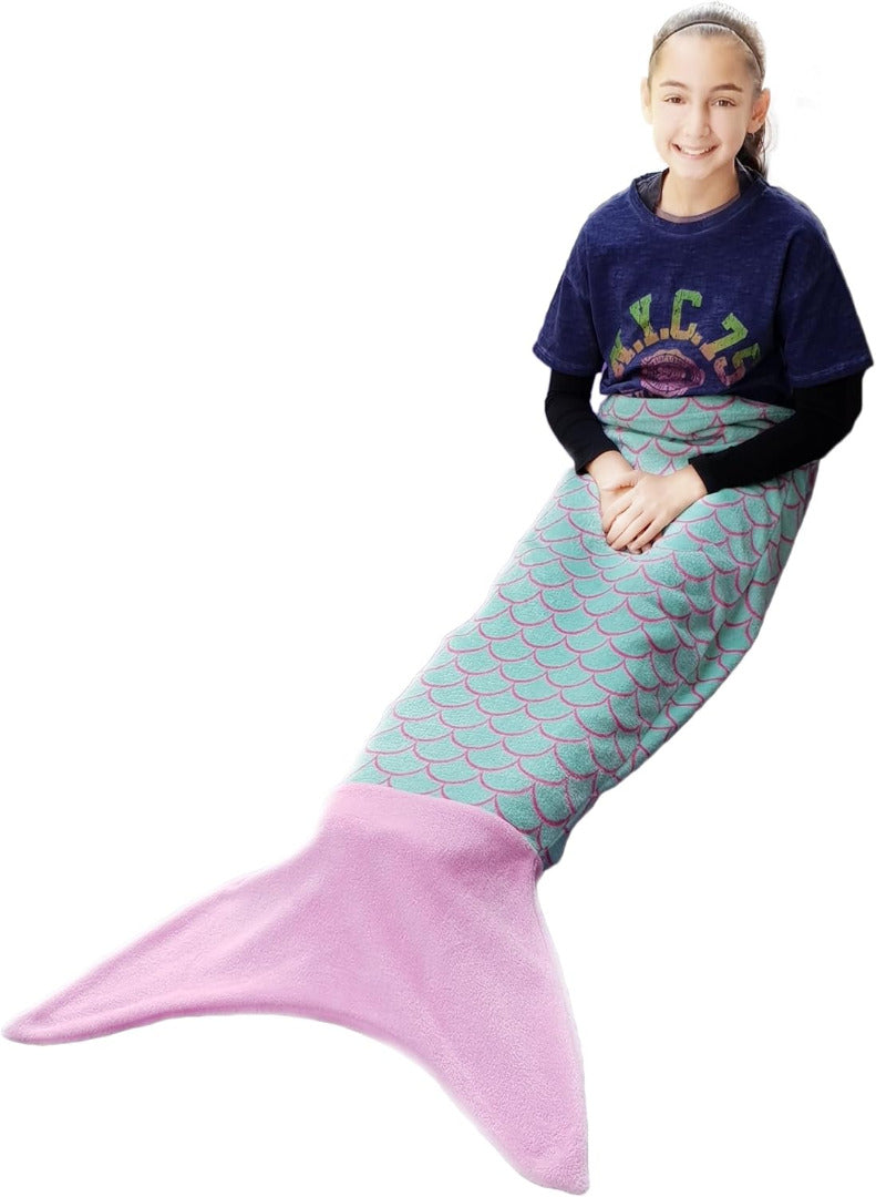 Original Comfy Tail Soft Sparkly Mermaid Tail - Assorted Sizes & Colours