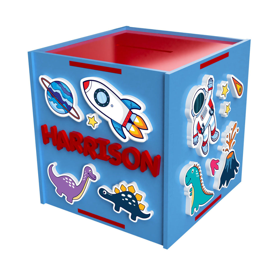 Make Your Own Personalised Money Box - 'HARRISON'
