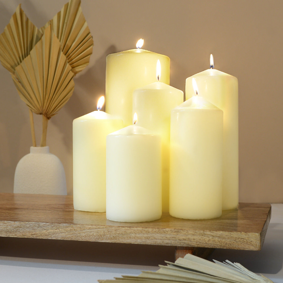 Church Pillar Candles - Choice of Sizes