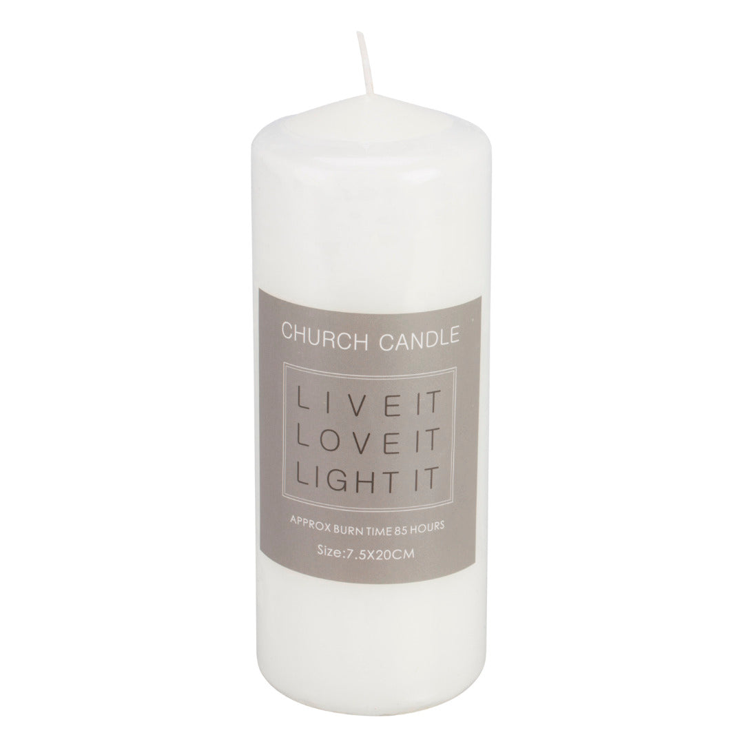 Church Pillar Candles - Choice of Sizes