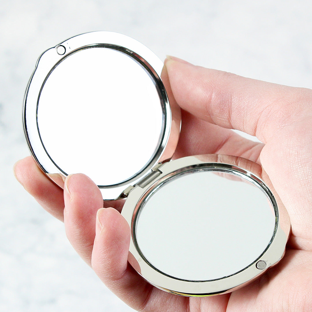 Birthday Butterfly Round Compact Mirrors - Choice of Birthday Ages