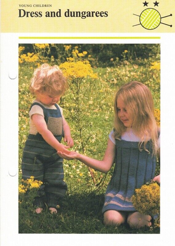 Vintage Hamlyn Knitting Patterns for Young Children - Girls Clothing