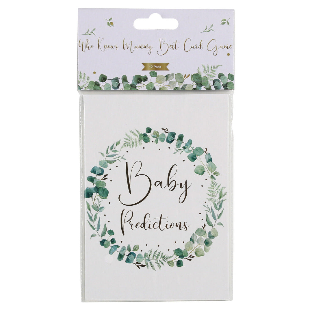 Baby Prediction Cards ~ Baby Shower Card Game