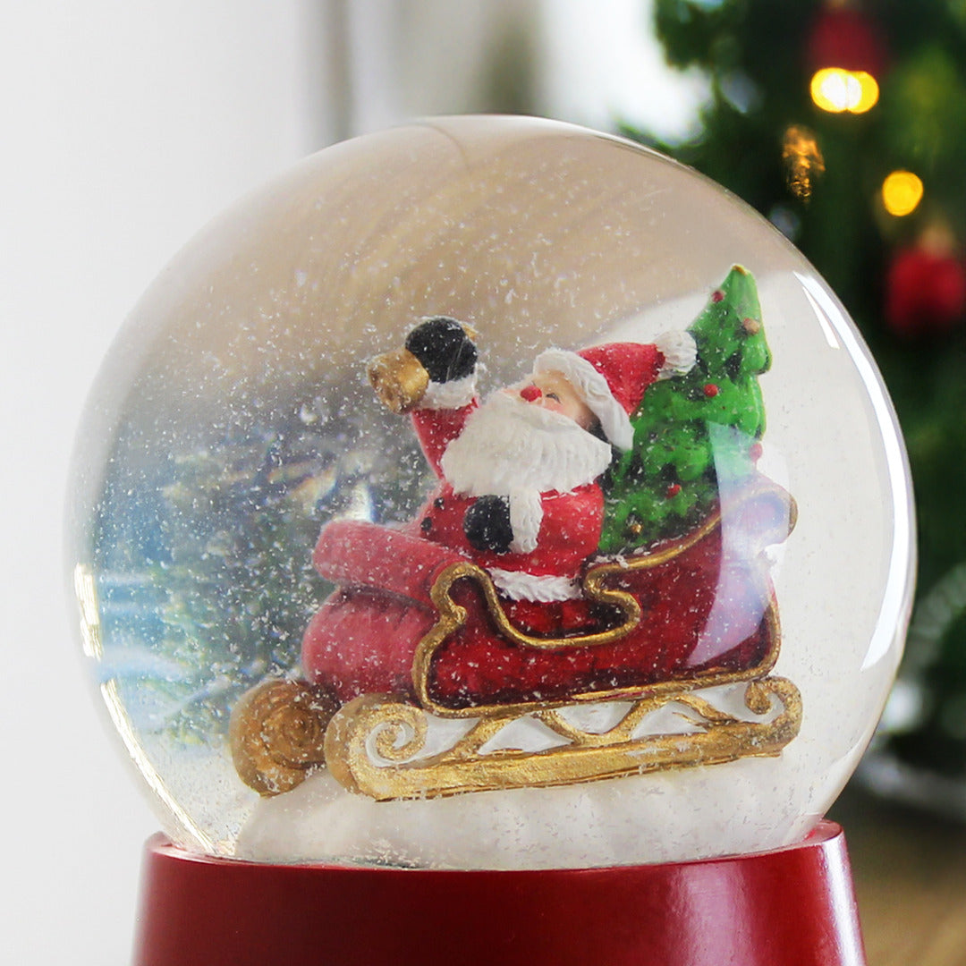 Personalised Musical Santa Globe ~ Message