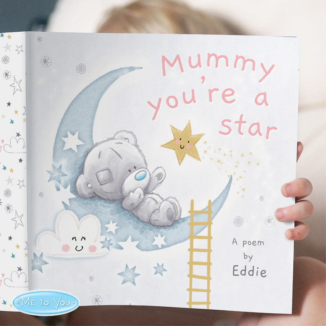 Personalised Tiny Tatty Teddy 'Mummy You're A Star' Poem Book