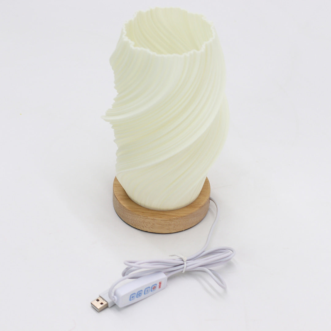 Cloud Twisted New Wave Lamp - USB - 3 settings