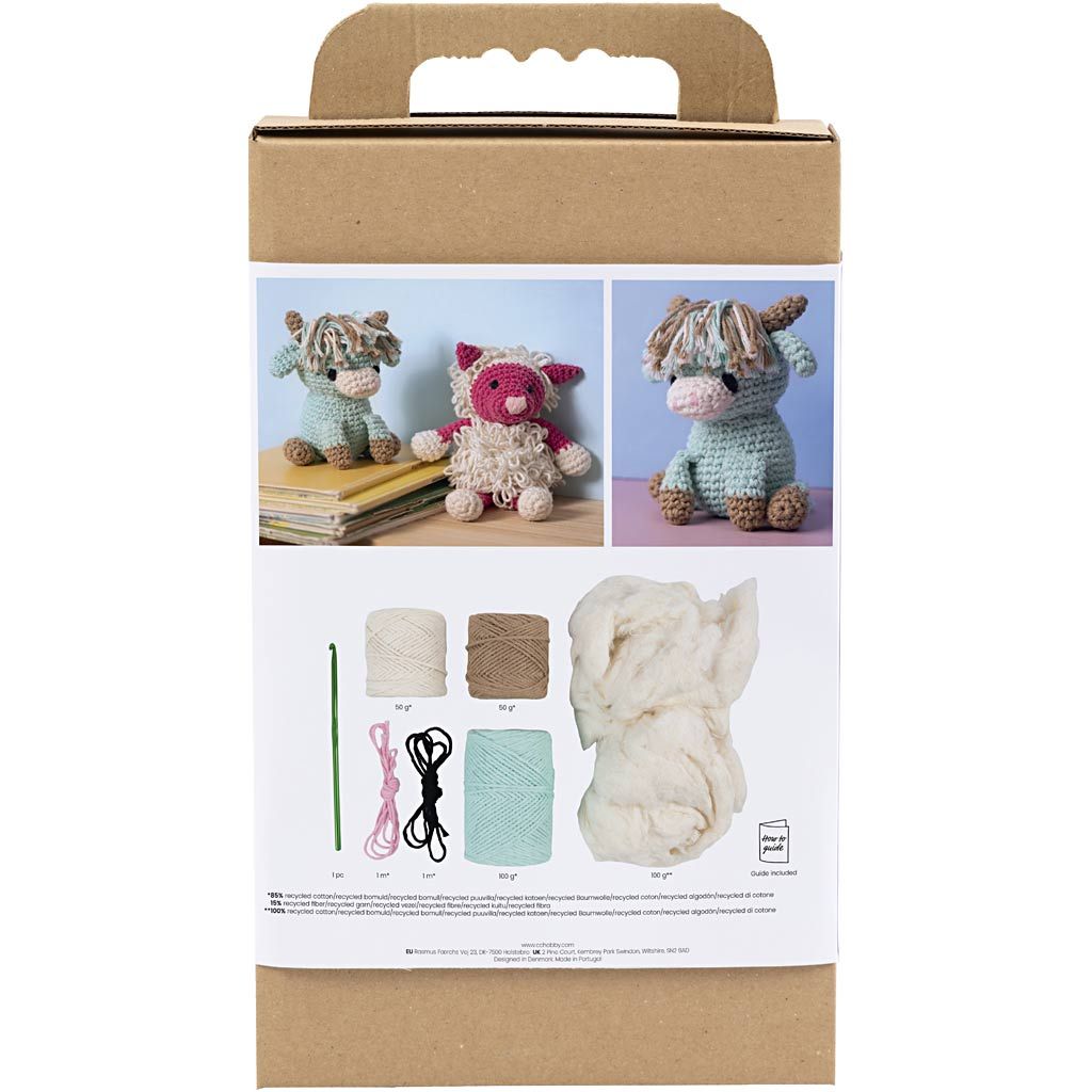 Highland Cow Amigurumi Craft Kit
