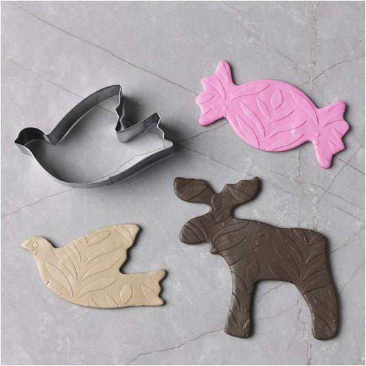 Christmas Themed Cookie Cutters - Pack of 4