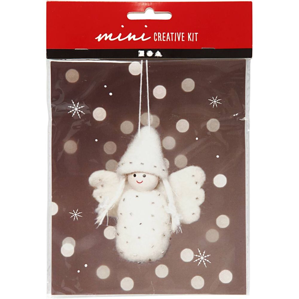 Needle-Felt Christmas Angel Decoration Craft Kit