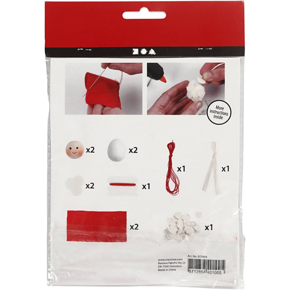 Needle-Felt Christmas Girl Elves Decoration Craft Kit