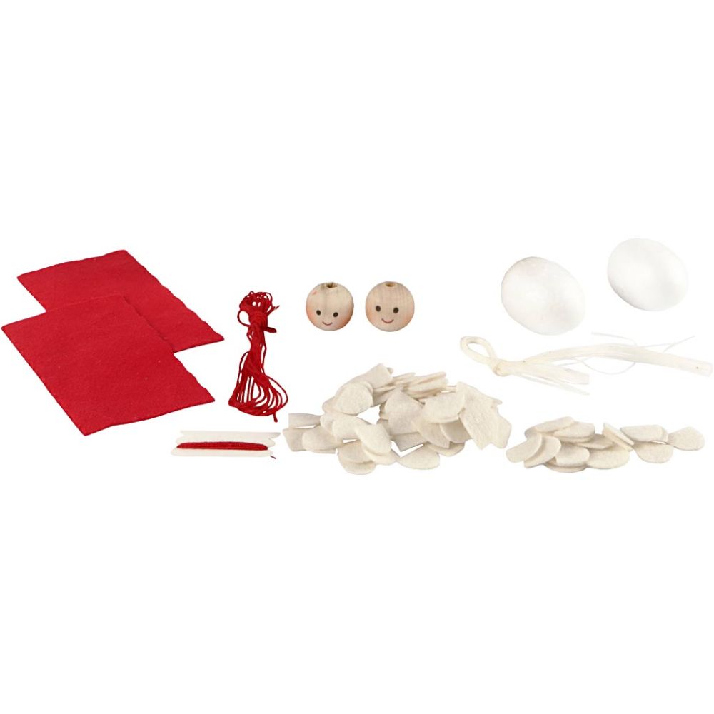 Needle-Felt Christmas Girl Elves Decoration Craft Kit