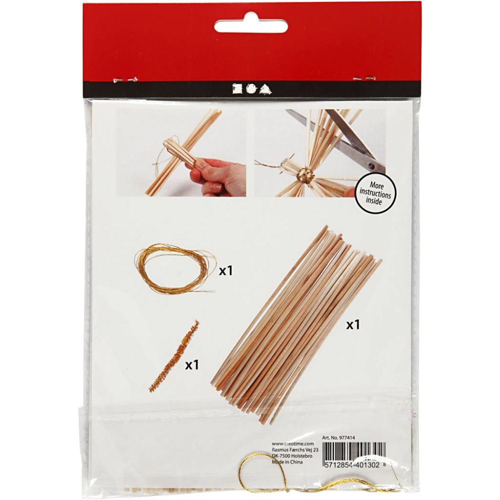 Straw Angel Decoration Mini Craft Kit